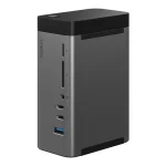 Belkin 11-in-1 Pro GaN Dock USB-C Docking Station με HDMI 4K PD Ethernet και σύνδεση 3 Οθονών Γκρι INC020KQSGY - Image 2