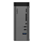 Belkin 11-in-1 Pro GaN Dock USB-C Docking Station με HDMI 4K PD Ethernet και σύνδεση 3 Οθονών Γκρι INC020KQSGY - Image 3