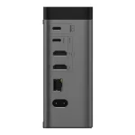 Belkin 11-in-1 Pro GaN Dock USB-C Docking Station με HDMI 4K PD Ethernet και σύνδεση 3 Οθονών Γκρι INC020KQSGY - Image 4