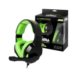 Esperanza Cobra Over Ear Gaming Headset με σύνδεση 2x3.5mm Πράσινο EGH350G - Image 4