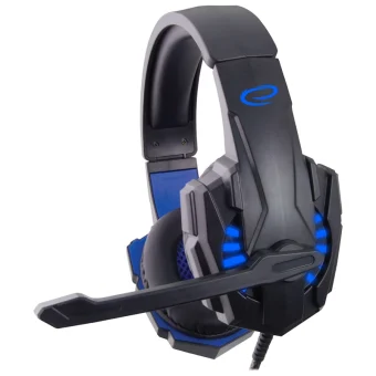Esperanza Avenger Over Ear Gaming Headset με σύνδεση 3.5mm Μπλε EGH450