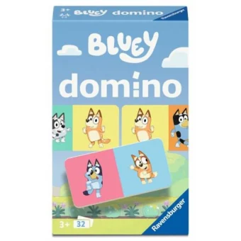 Επιτραπέζιο Παιχνίδι Bluey Domino για 2-4 Παίκτες 3+ Ετών (EN) Ravensburger 24902