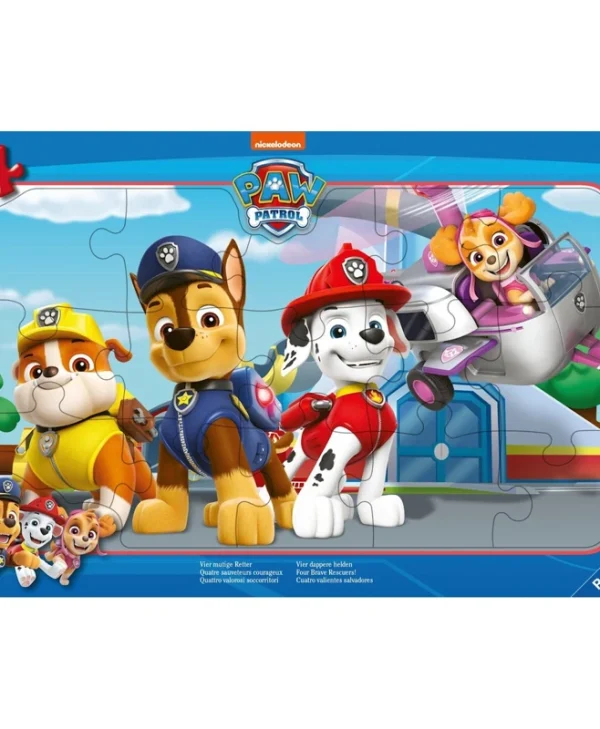 Παιδικό Puzzle Four Courageous Rescuers για 3+ Ετών 15pcs Ravensburger 05681