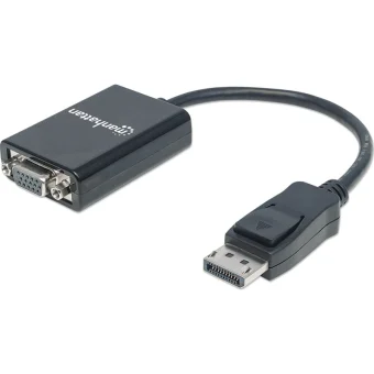 Manhattan Μετατροπέας DisplayPort male σε VGA female 1τμχ 151962