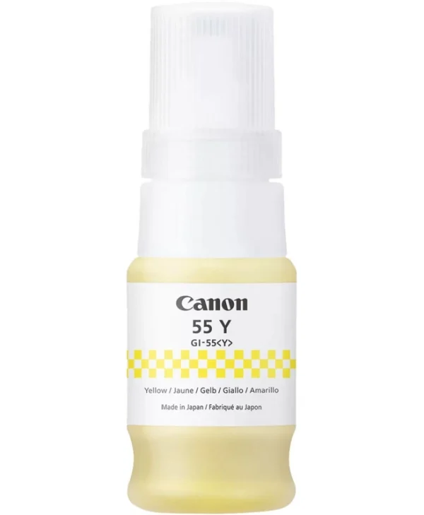 Canon GI-55 Γνήσιο Μελάνι Εκτυπωτή InkJet Κίτρινο (6291C001)