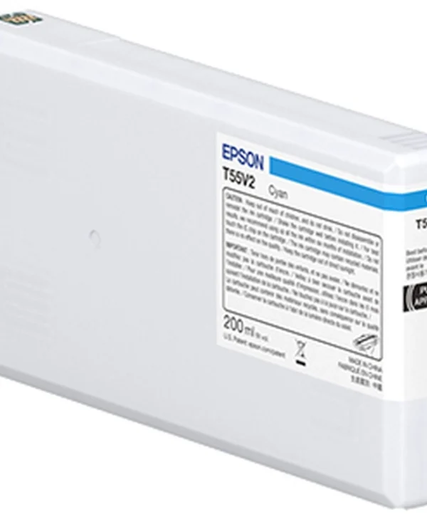 Epson T55W2 Γνήσιο Μελάνι Εκτυπωτή InkJet Κυανό (C13T55W200)