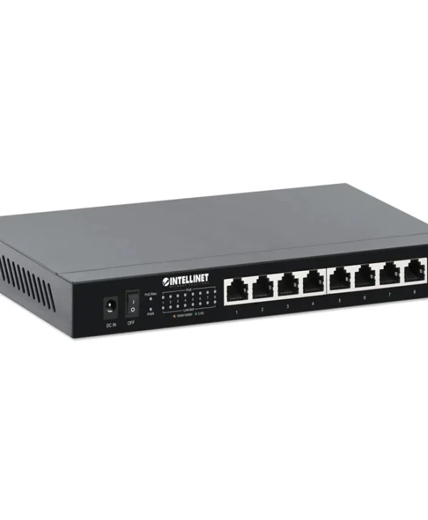 Intellinet 561938 Unmanaged L2 PoE+ Switch με 8 Θύρες Ethernet