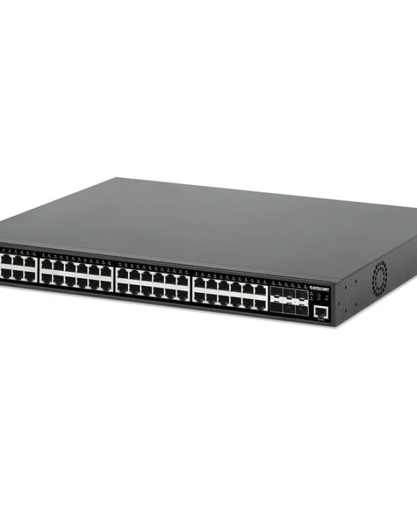 Intellinet 561969 Managed L2 PoE+ Switch με 48 Θύρες Gigabit (1Gbps) Ethernet και 6 SFP Θύρες