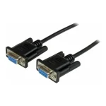StarTech Καλώδιο RS232 9-pin female σε RS232 9-pin female 2m SCNM9FF2MBK