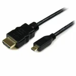 StarTech HDMI 1.4 Cable HDMI male - micro HDMI male 2m Μαύρο HDADMM2M - Image 2