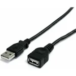 StarTech USB 2.0 Cable USB-A male - USB-A female Μαύρο 1.8m (USBEXTAA6BK) - Image 2