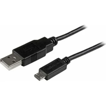 StarTech Regular USB 2.0 to micro USB Cable Μαύρο 0.15m (USBAUB15CMBK)