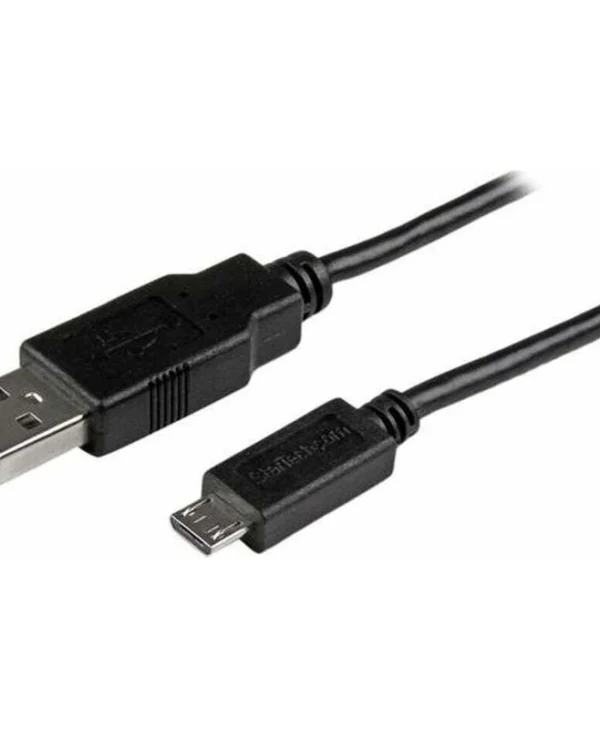StarTech Regular USB 2.0 to micro USB Cable Μαύρο 0.15m (USBAUB15CMBK)
