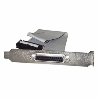 StarTech 16in DB25 Parallel Female to IDC 25 Pin Header Slot Plate PLATE25F16