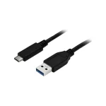 StarTech USB 3.0 Cable USB-C male - USB-A Μαύρο 1m USB315AC1M