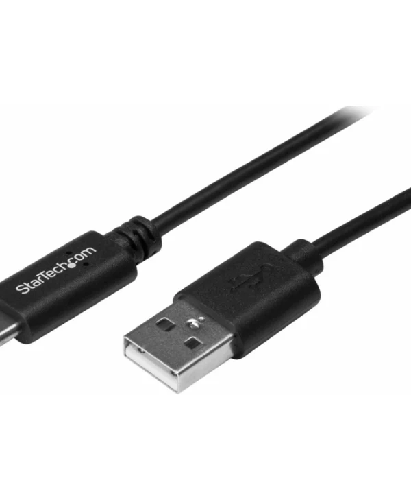 StarTech Regular USB 2.0 Cable USB-C male - USB-A male Μαύρο 2m (USB2AC2M)
