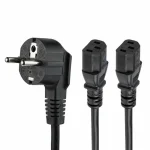 StarTech Schuko - IEC C13 Cable 2m Μαύρο PXT101YEU2M