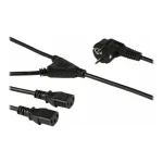 StarTech Schuko - IEC C13 Cable 2m Μαύρο PXT101YEU2M - Image 2