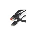 StarTech Only Charge USB 2.0 Cable USB-C male - USB-A 12W Μαύρο 1m (USBSCHAC1M) - Image 2