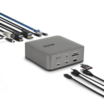 StarTech Docking Station με Γκρι (215UE-TB5USB4DOCK)
