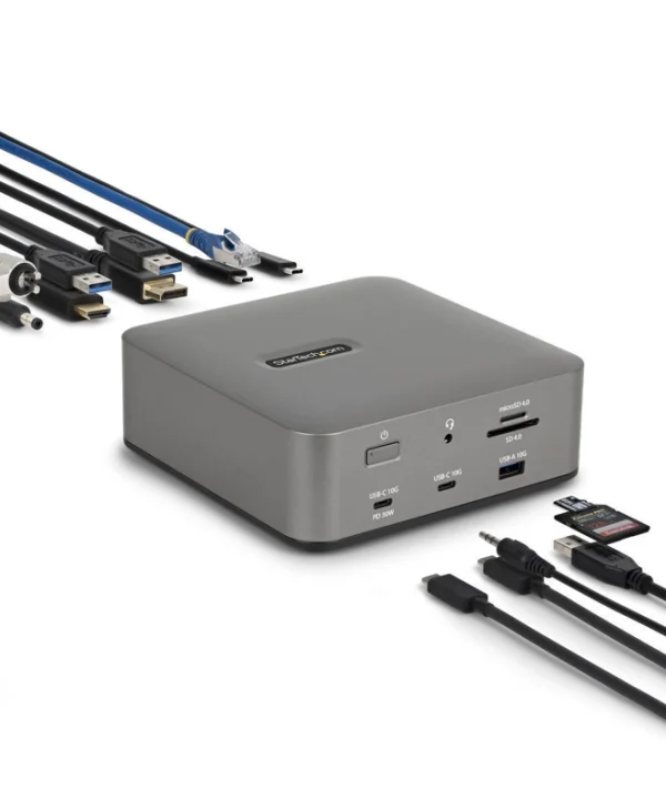 StarTech Docking Station με Γκρι (215UE-TB5USB4DOCK)