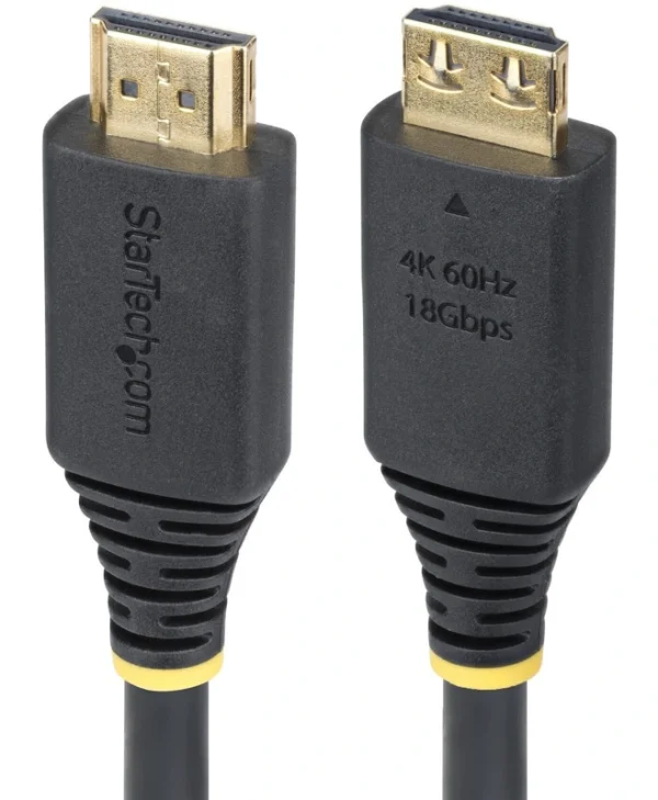StarTech Cable HDMI male - HDMI male 2m Μαύρο HDMI2-CABLE-GRIP-2M