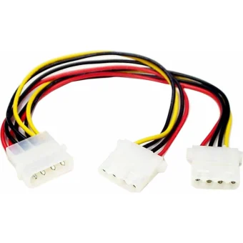 StarTech 4-Pin Molex - 4-Pin Molex Cable 0.1m Πολύχρωμο S55056395 PYO2L
