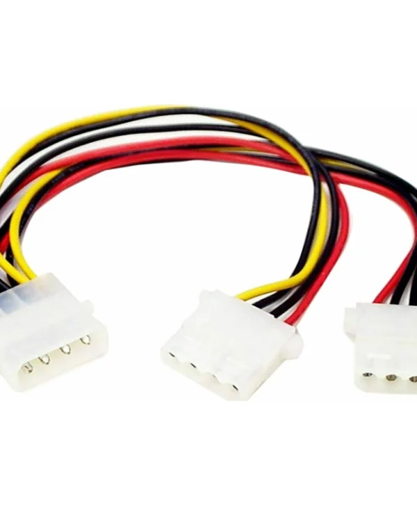 StarTech 4-Pin Molex - 4-Pin Molex Cable 0.1m Πολύχρωμο S55056395 PYO2L