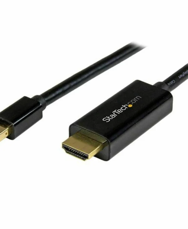 StarTech Cable DisplayPort male - HDMI male 5m Μαύρο (DP2HDMM5MB) MDP2HDMM5MB