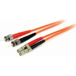 StarTech Καλώδιο Οπτικής Ίνας LC-ST 3m Πορτοκαλί 1τμχ FIBLCST3