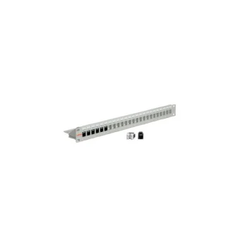 Roline Keystone 19'' Module Frame Cat.5/cat.6 24 Ports Blank Unshielded Light Grey 26.11.0356