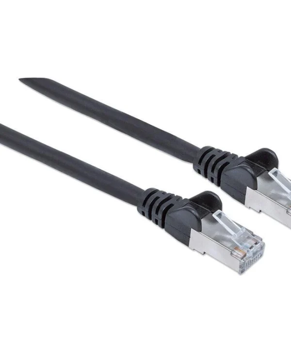 Intellinet S/FTP Cat.6 Καλώδιο Δικτύου Ethernet 1m Μαύρο 1τμχ 735308