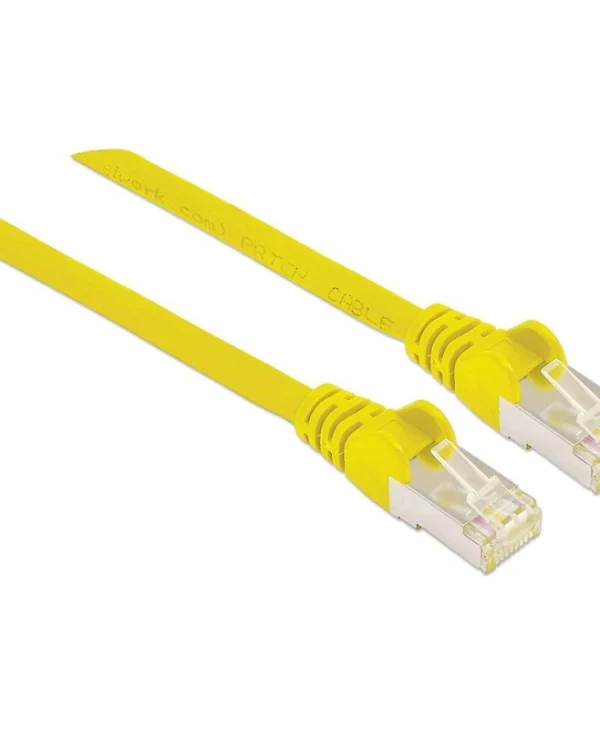 Intellinet S/FTP Cat.6a Καλώδιο Δικτύου Ethernet 0.5m Κίτρινο 1τμχ 350464