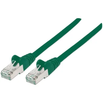 Intellinet S/FTP Cat.6a Καλώδιο Δικτύου Ethernet 0.5m Πράσινο 1τμχ 350594