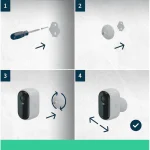 Arlo Σύστημα Παρακολούθησης Essential2 XL 2 Ασύρματων Καμερών IP 1080p VMC2252-100EUS - Image 3
