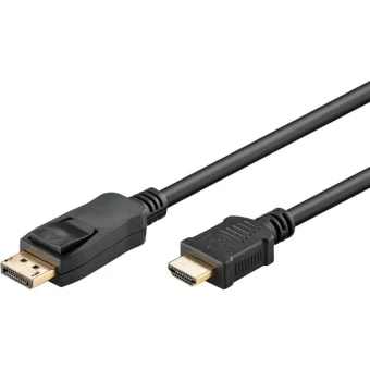 Goobay Cable DisplayPort male - HDMI male 2m Μαύρο (64836)