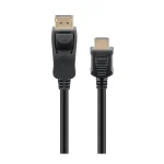 Goobay Cable DisplayPort male - HDMI male 2m Μαύρο (64836) - Image 2