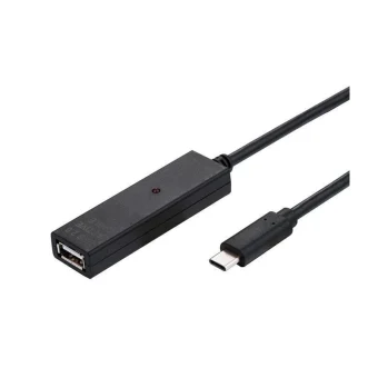 Roline Value Cable 12.99.1112 Usb C M To Usb A F 10 M Black
