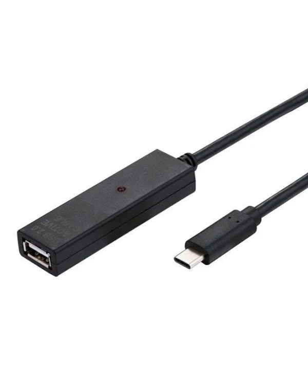 Roline Value Cable 12.99.1112 Usb C M To Usb A F 10 M Black