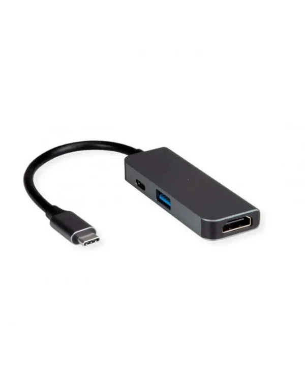Προσαρμογέας Av Value Value Προσαρμογέας Usb Τύπου C Hdmi + Usb 3.2 Gen 1 A + Pd Τύπου C 12.99.1141