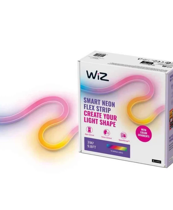 WiZ Smart Ταινία LED Wi-Fi RGB Φως 3m Neon Flex KU99-00F