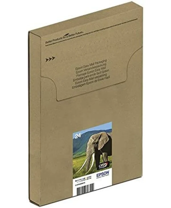 Epson 24 Elephant Claria Photo HD Γνήσιο Πακέτο 6 Μελανιών Εκτυπωτή InkJet Πολλαπλό (Color) (C13T24284510)