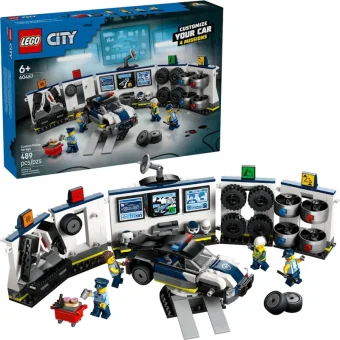 LEGO City Custom Police Car Garage για 6+ Ετών 489τμχ 60457