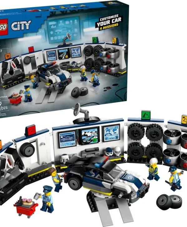 LEGO City Custom Police Car Garage για 6+ Ετών 489τμχ 60457