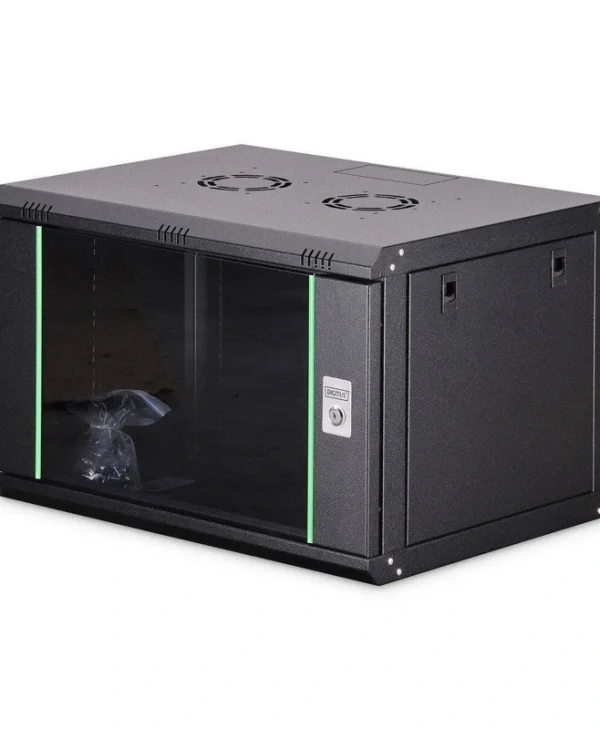 Digitus Επιτοίχια Καμπίνα Rack 19U Μαύρο DN-37101