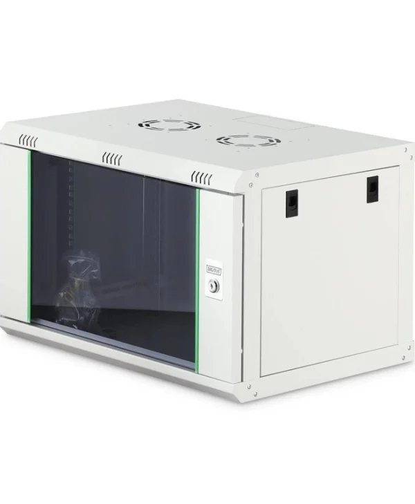 Digitus Επιτοίχια Καμπίνα Rack 19U Γκρι DN-37100
