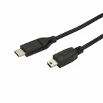 StarTech USB 2.0 Cable USB-C male - mini USB-B male Μαύρο 2m (USB2CMB2M)
