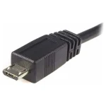 StarTech Regular USB 2.0 to micro USB Cable Μαύρο 0.5m (UUSBHAUB50CM) - Image 2