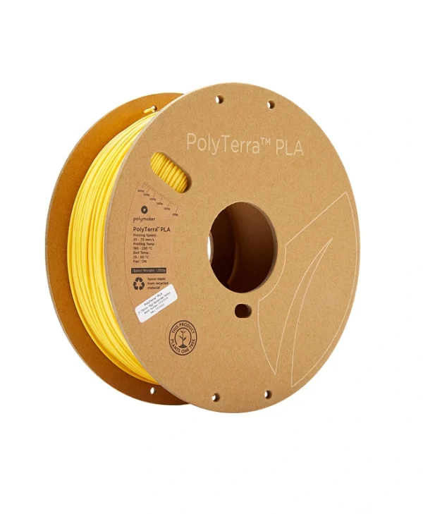 Polymaker Polyterra PLA 3D Printer Filament 1.75mm Savannah Yellow 1kg PM70850
