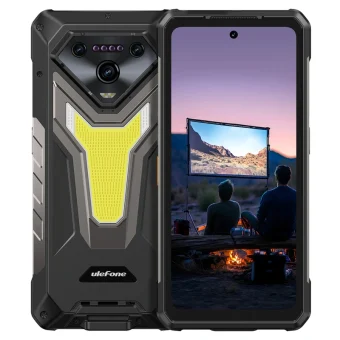 Ulefone Armor 34 Plus 5G Dual SIM (16/512GB) Ανθεκτικό Smartphone Μαύρο UF-A34_PLUS